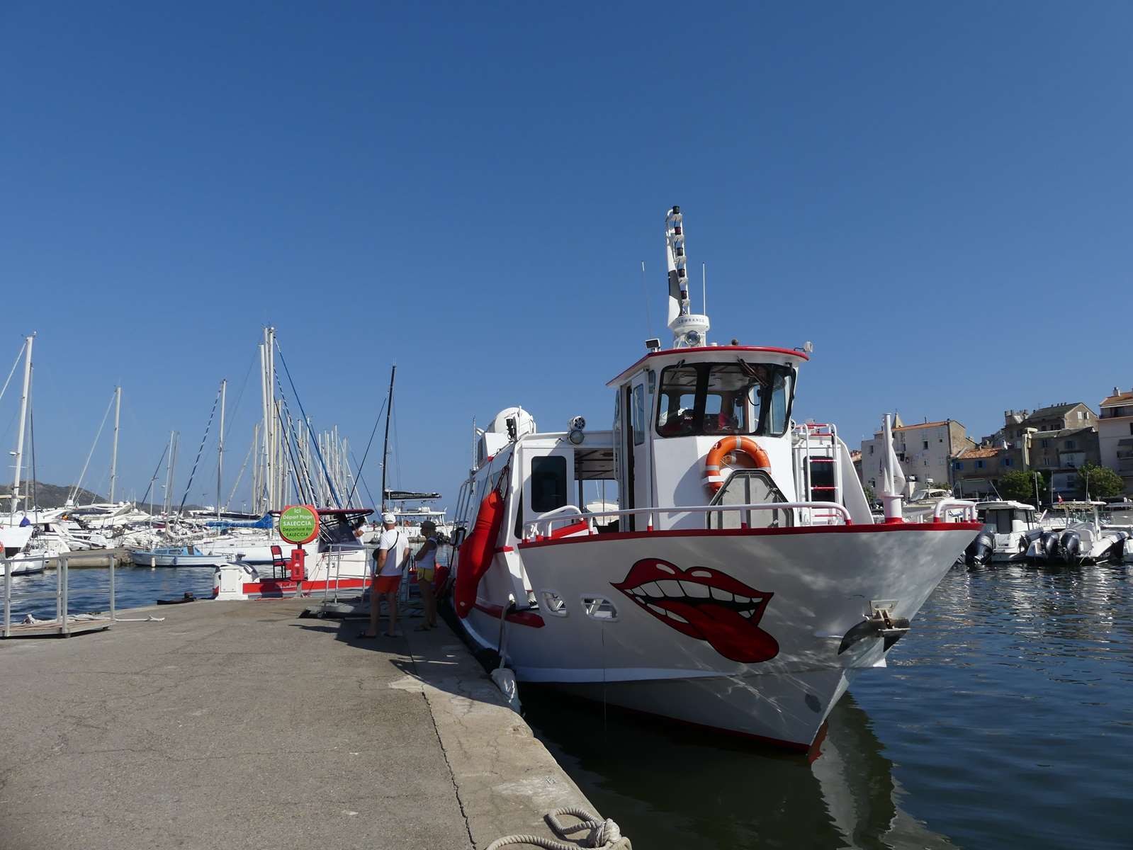 bateau vers la plage de Lotu depuis Saint-Florent