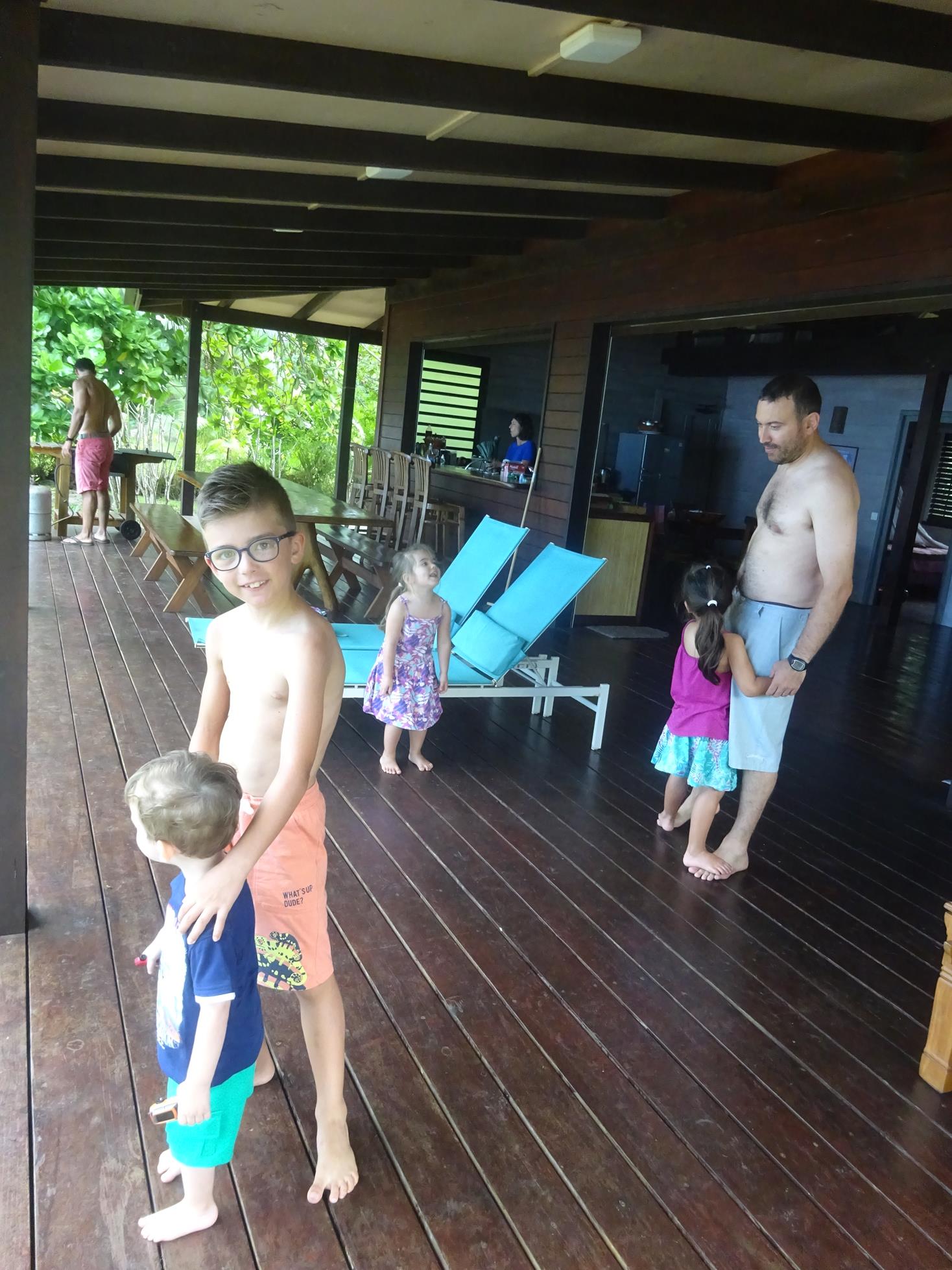 notre terrasse à Moorea