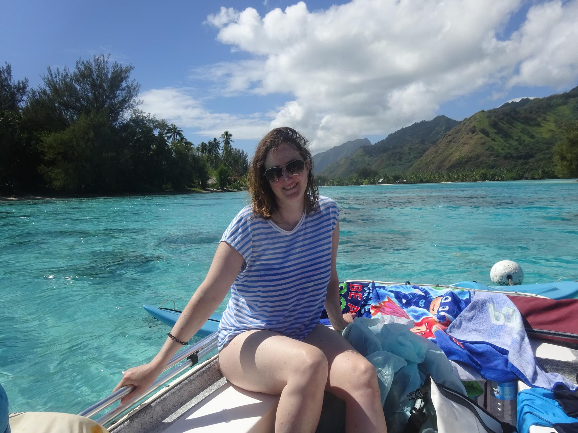 demi-journée bateau à Moorea, Claire