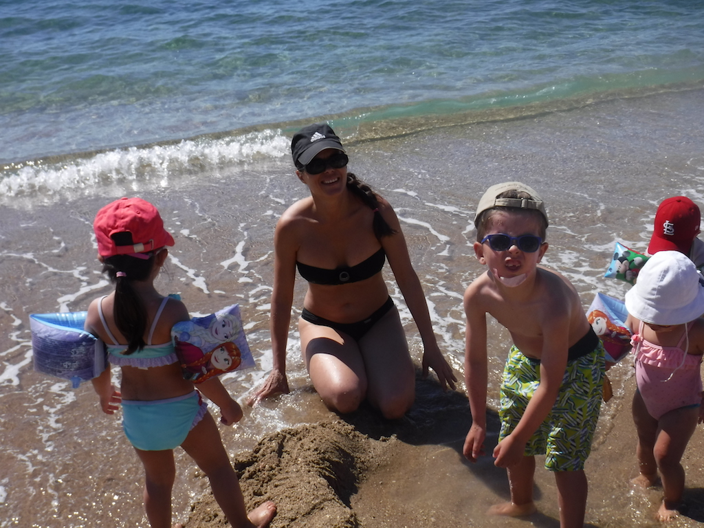 Annabelle, Lou-Anne, Arthur, Charline et Gabriel