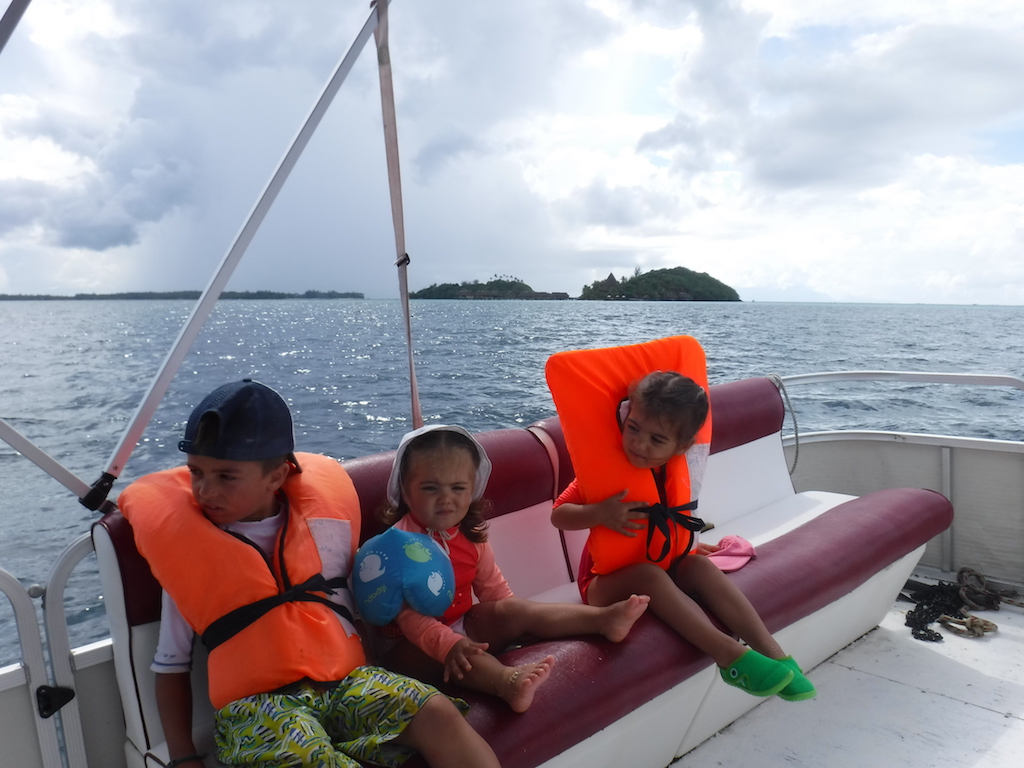 en route pour une journée de navigation vers les spots de raies et requins