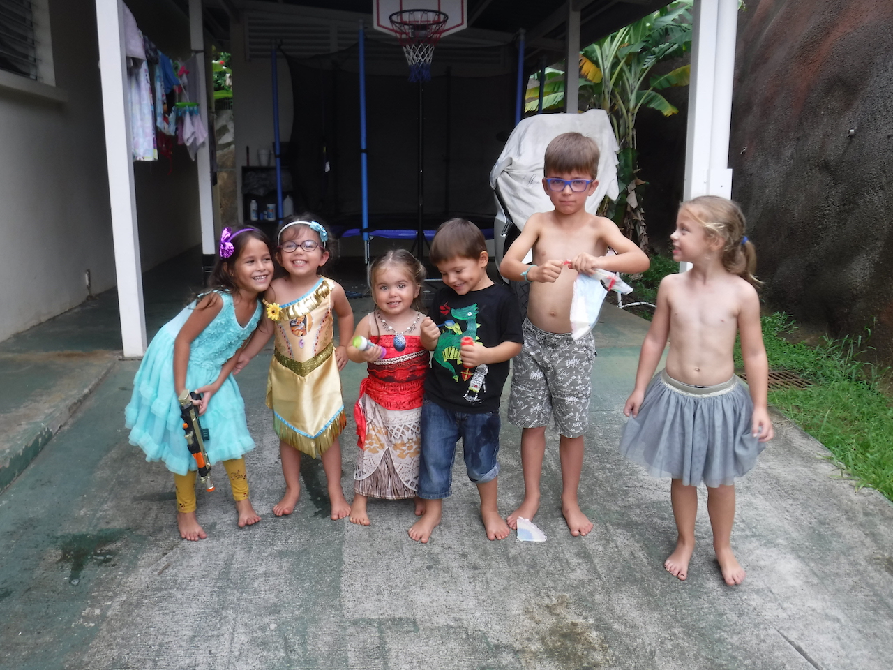 Mareva, Lou-Anne, Charline, Mathéo, Arthur et Zoé