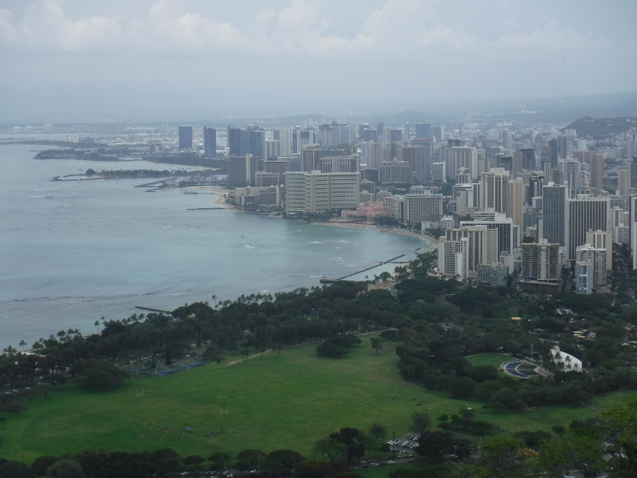 vue sur Honolulu