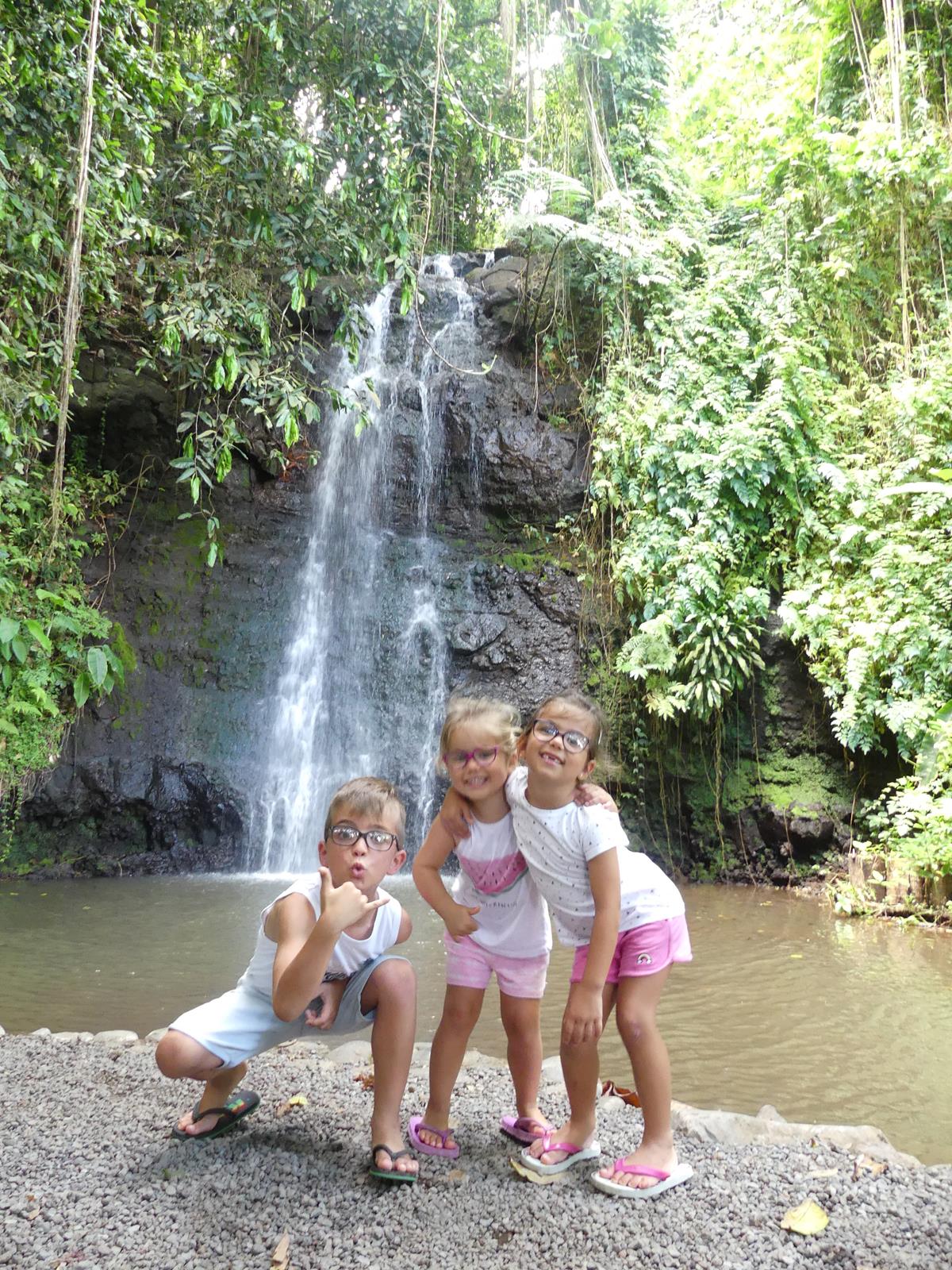 au jardin d'eau de Vaipahi