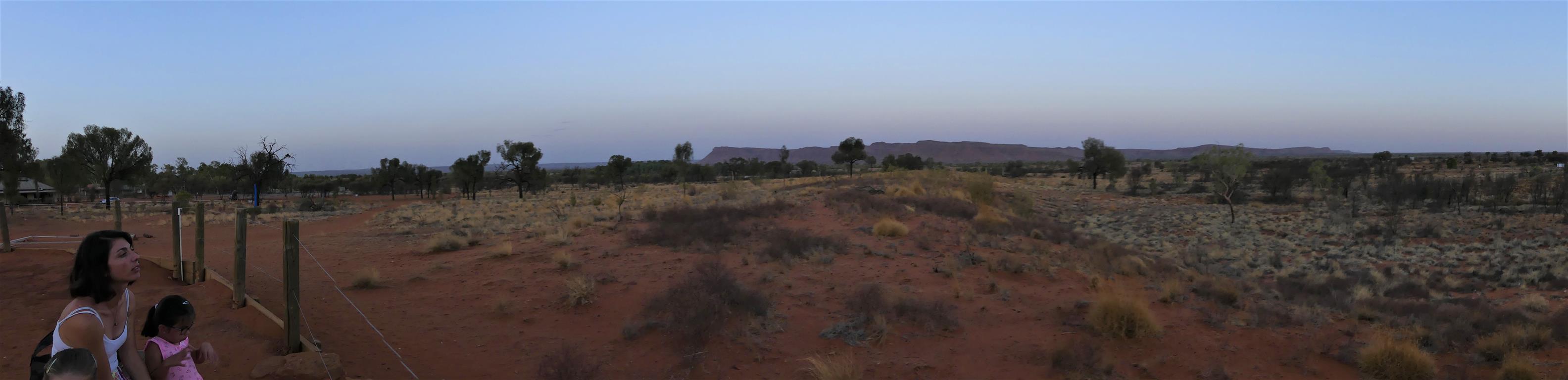 coucher de soleil à Ayers Rock