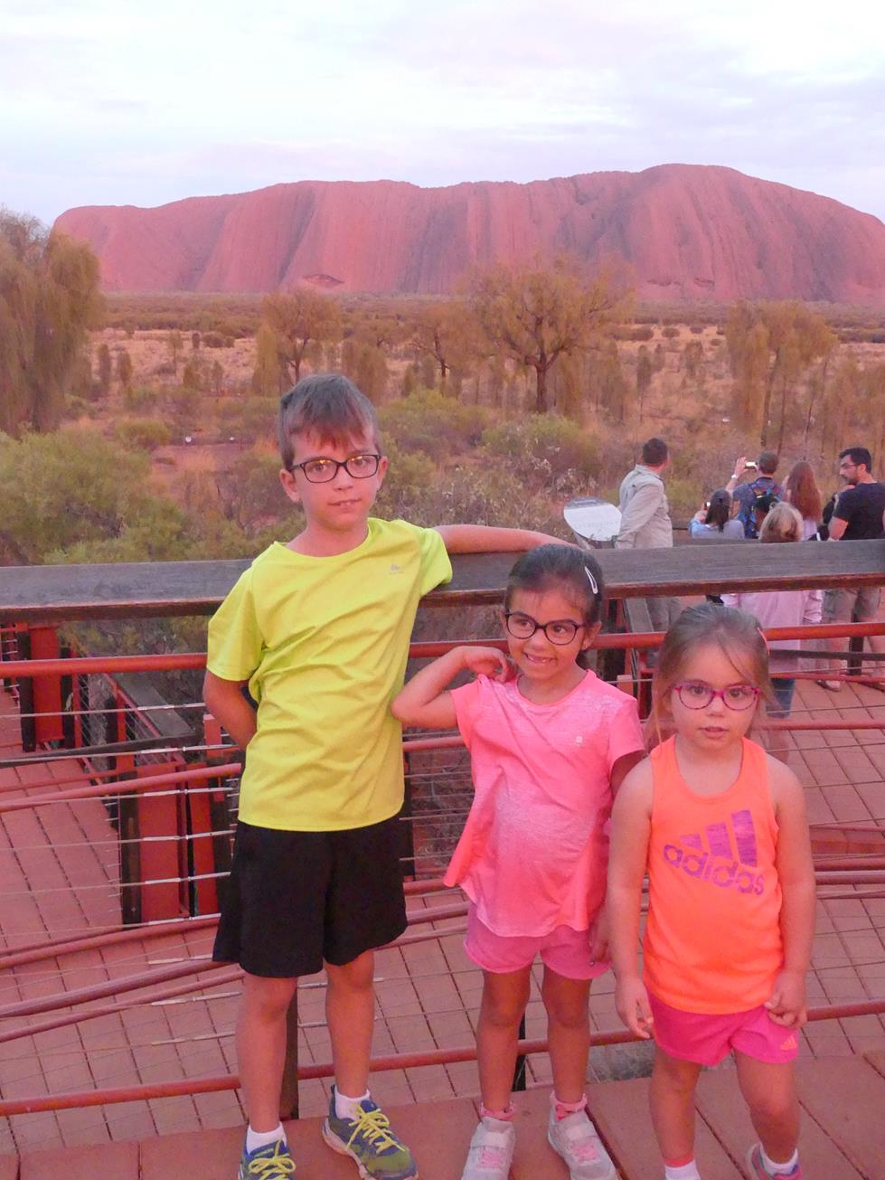 Lever de soleil à Ayers Rock à 05h50