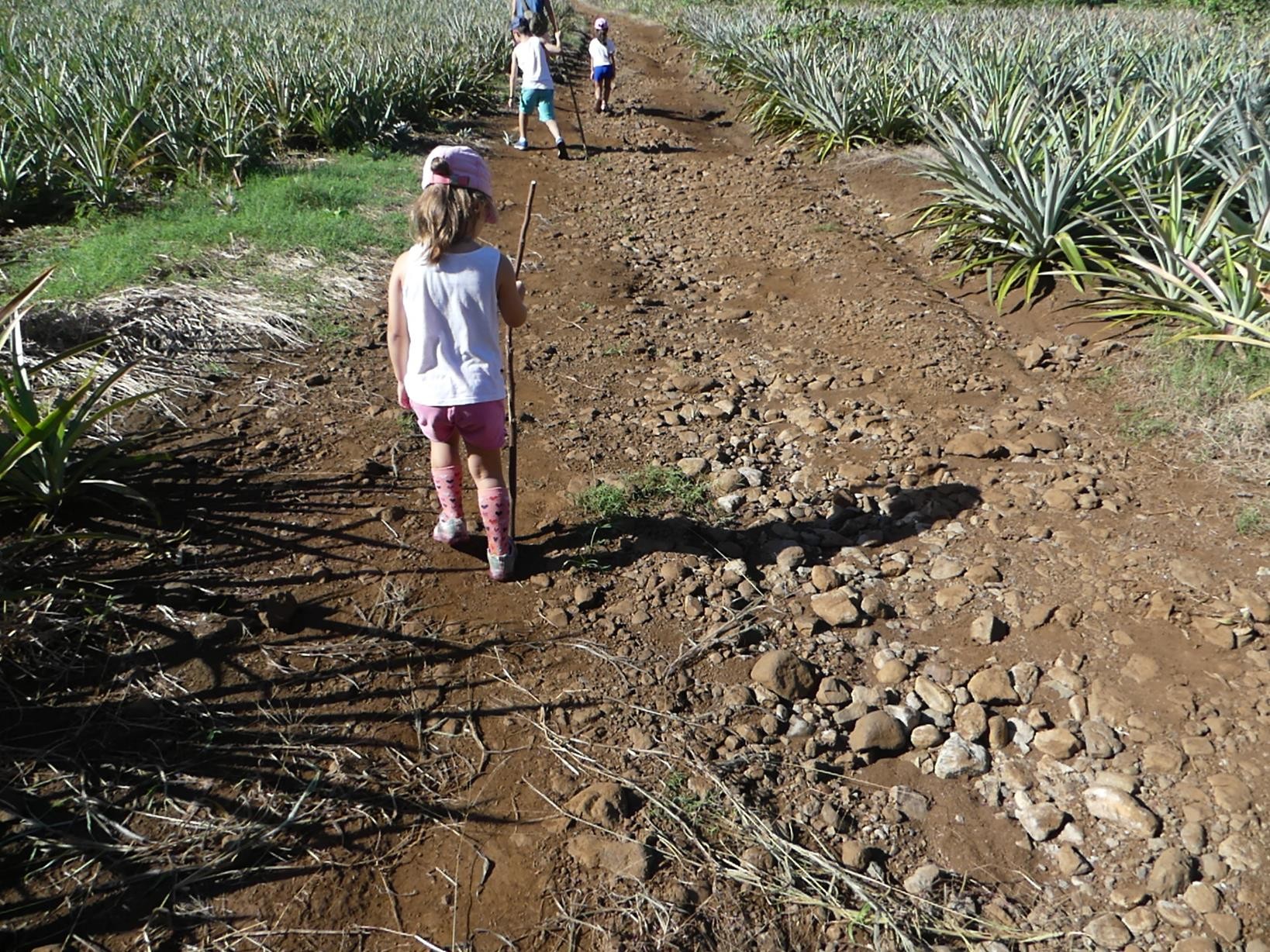 Charline en mode trekking!