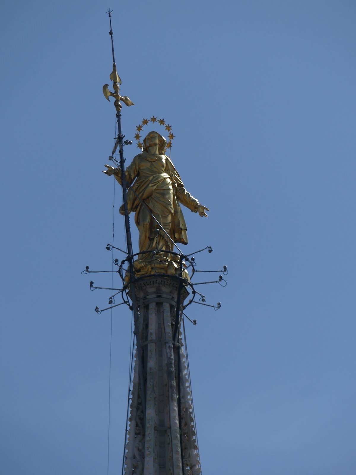 au sommet, la Madonnina