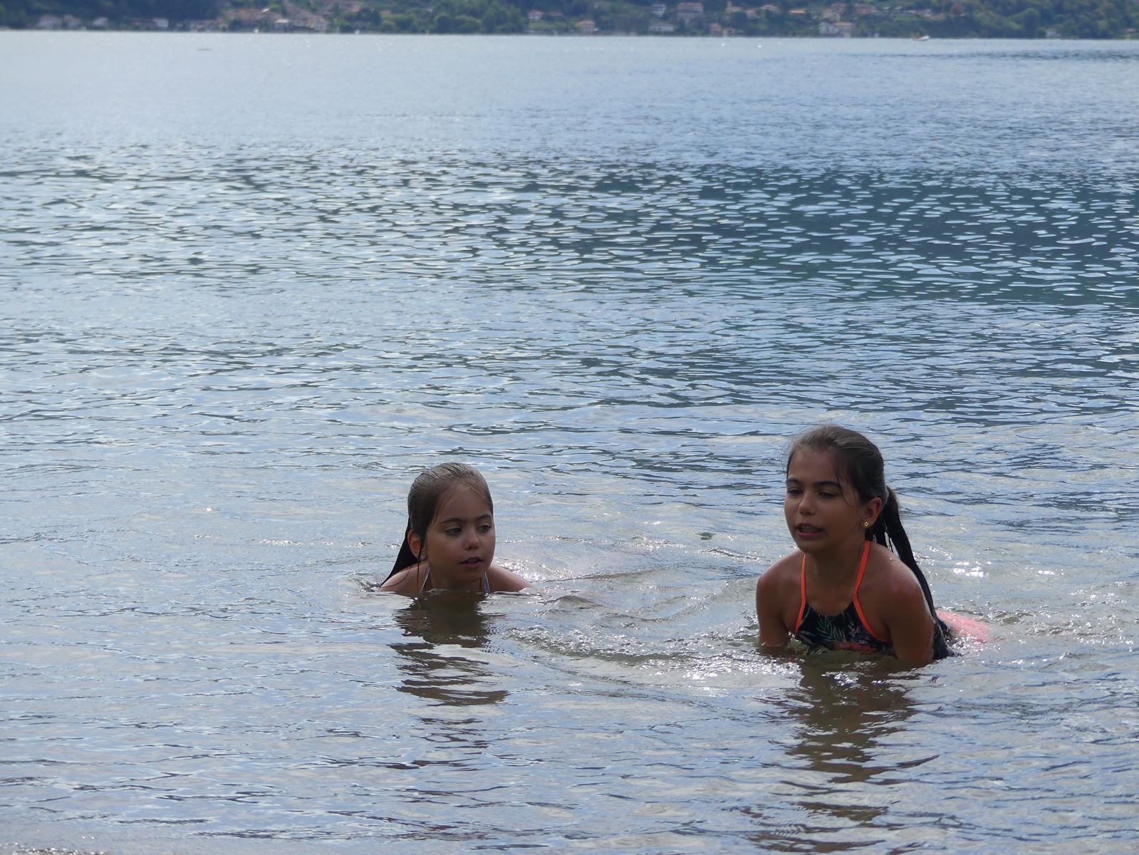baignade au lac de Lugano