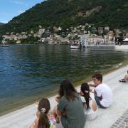 gelato sur les bord du lac de Côme