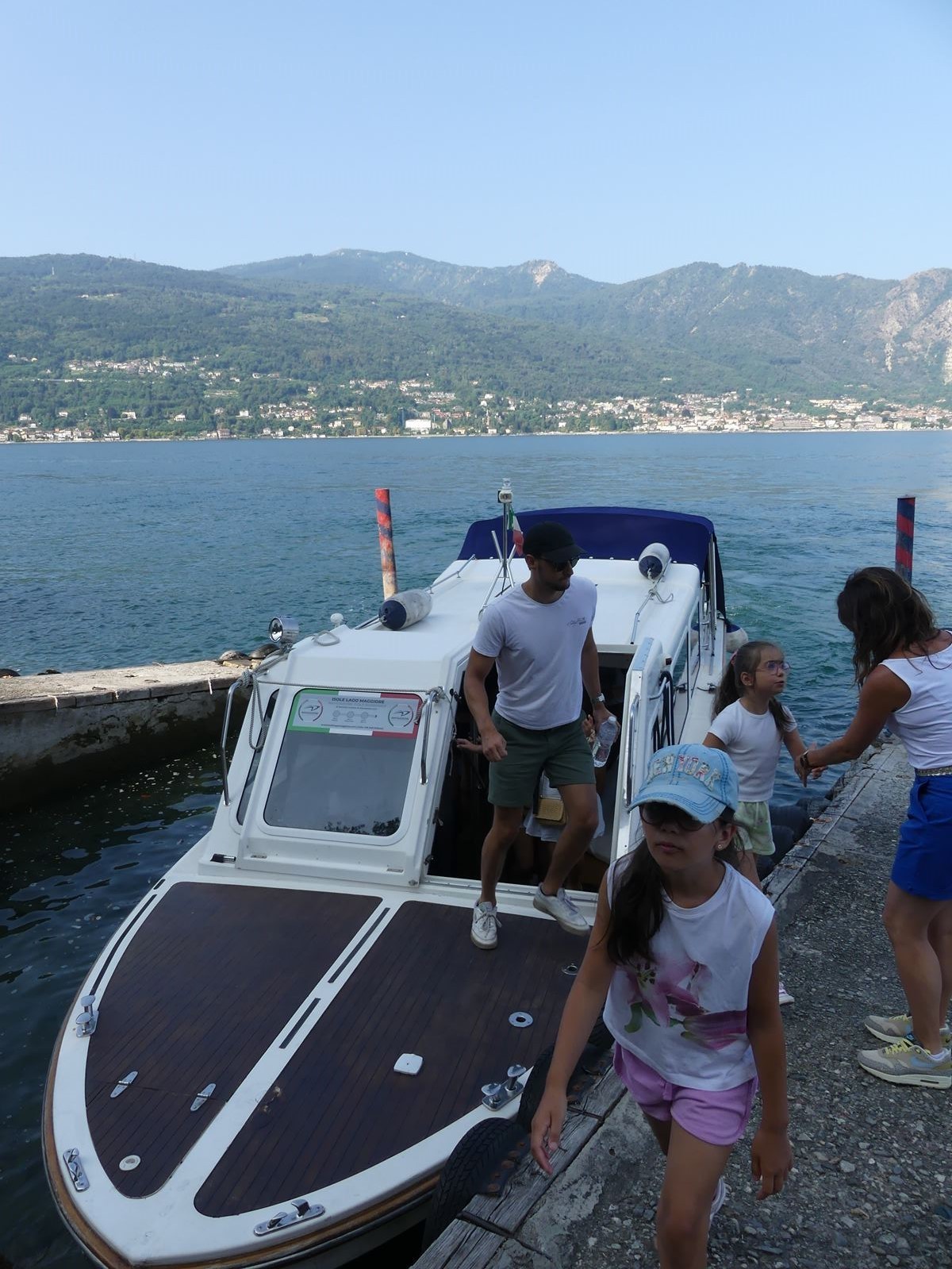 arrivée sur Isola Madre