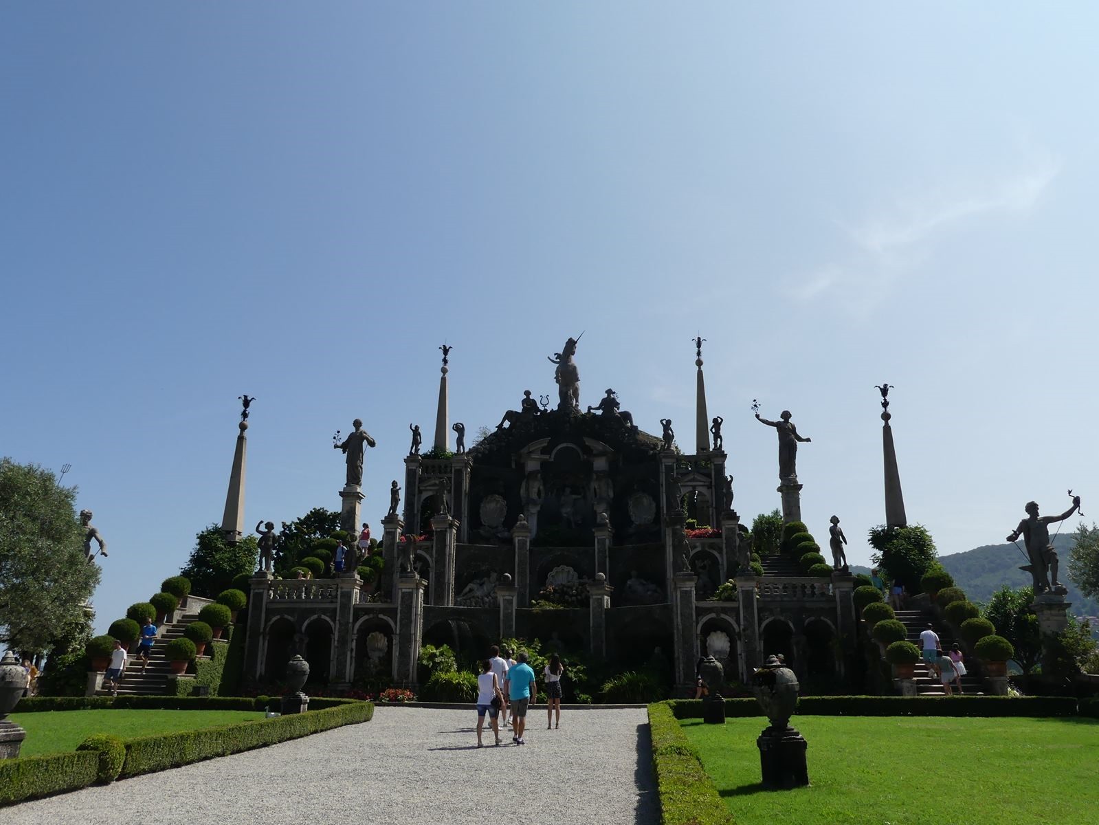 amphithéâtre baroque du jardin