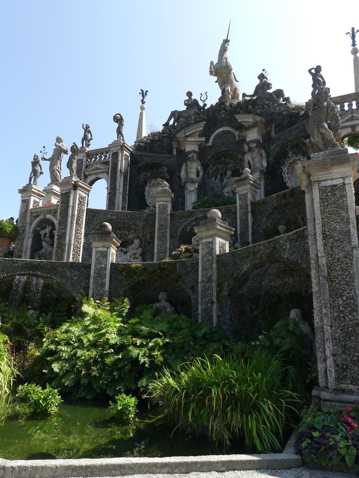 amphithéâtre baroque du jardin