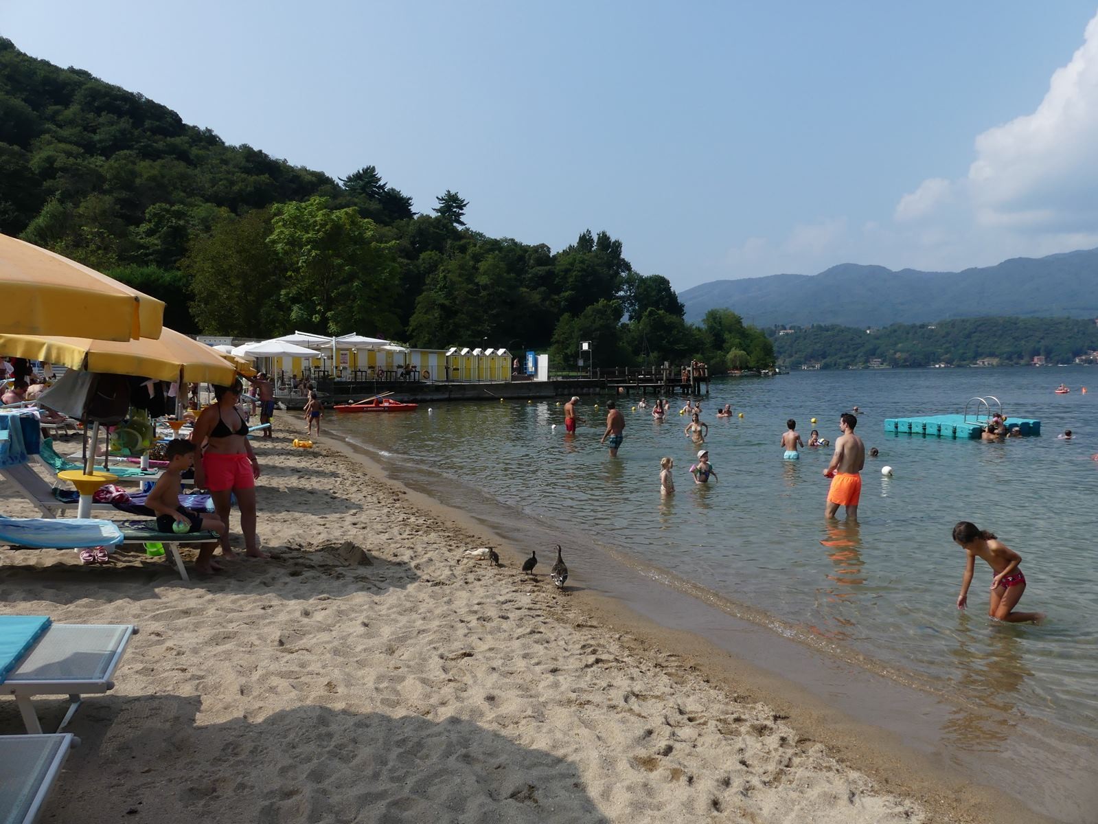 Spiaggia Miami sur les bord du lac d'Orta