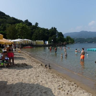 Spiaggia Miami sur les bord du lac d'Orta