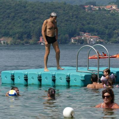 Spiaggia Miami sur les bord du lac d'Orta